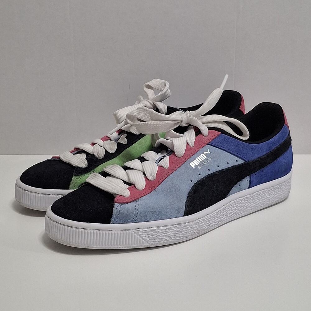 PUMA Suede Classix Perforated Lace Up Womens Size 9.0M Sneakers Casual